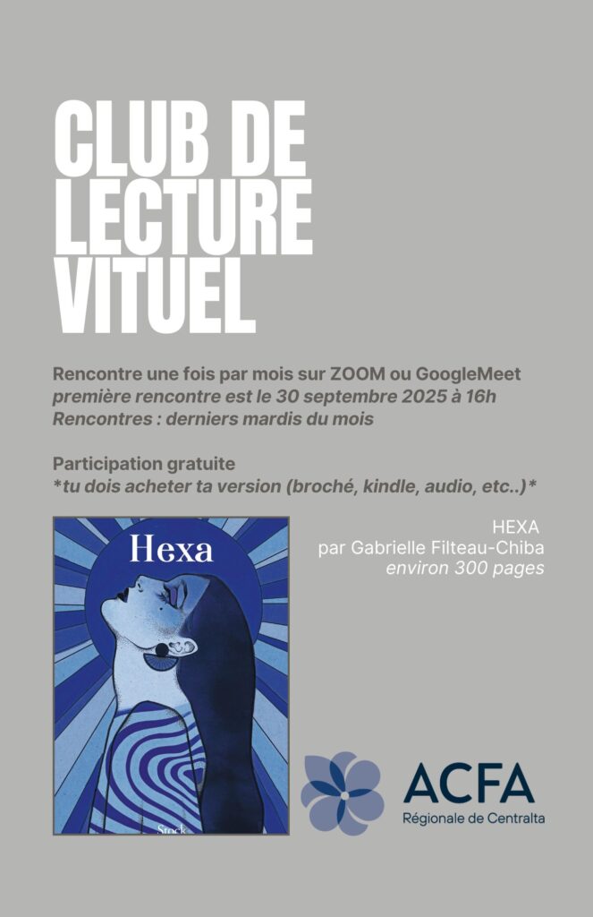 Club de lecture - affiche
